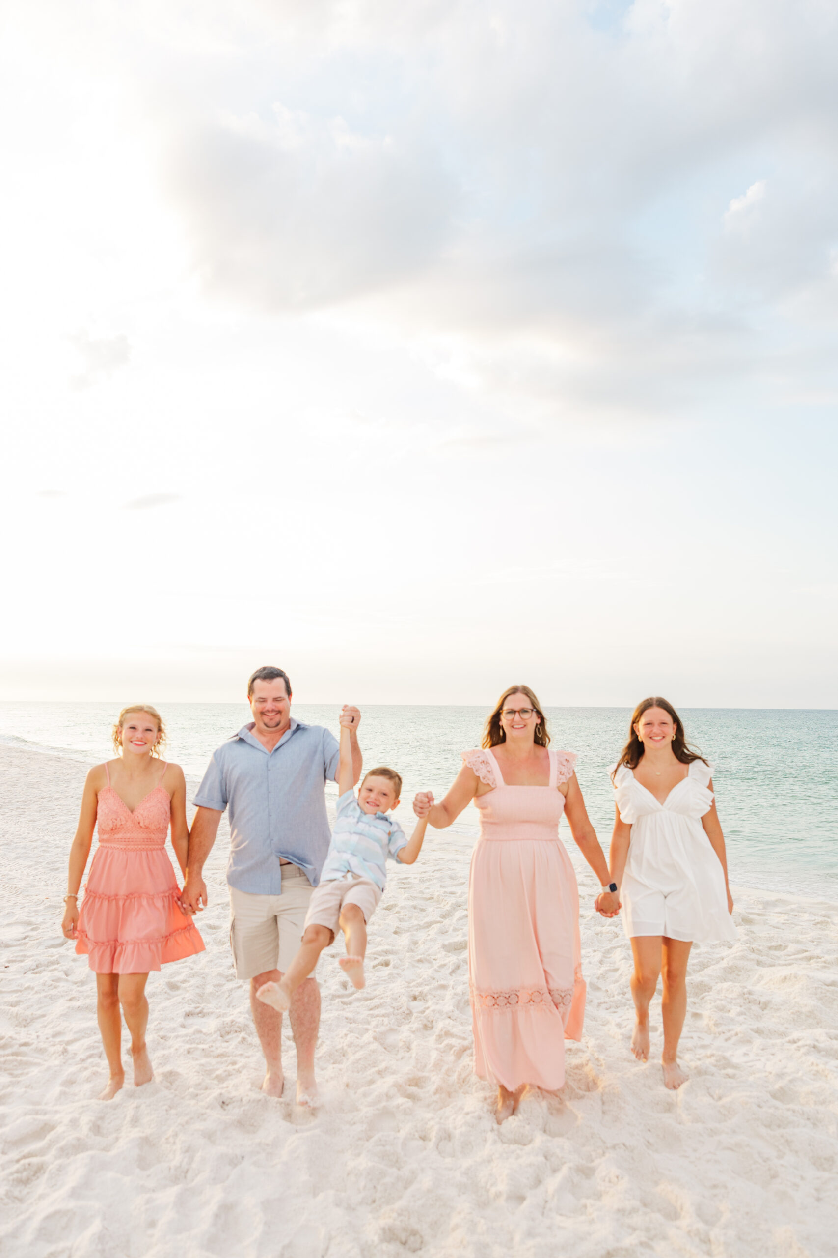 playing on pensacola beach