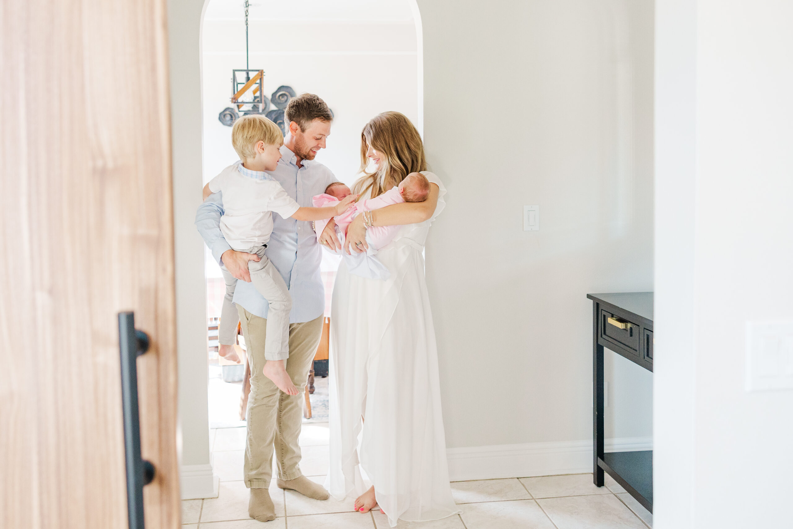 lifestyle newborn session in pensacola
