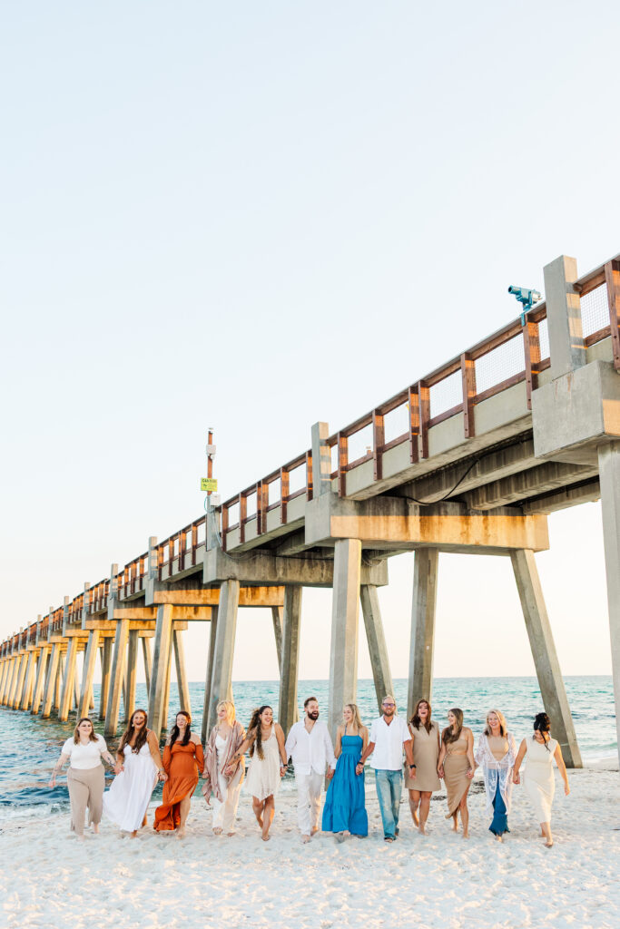 brand session pensacola beach