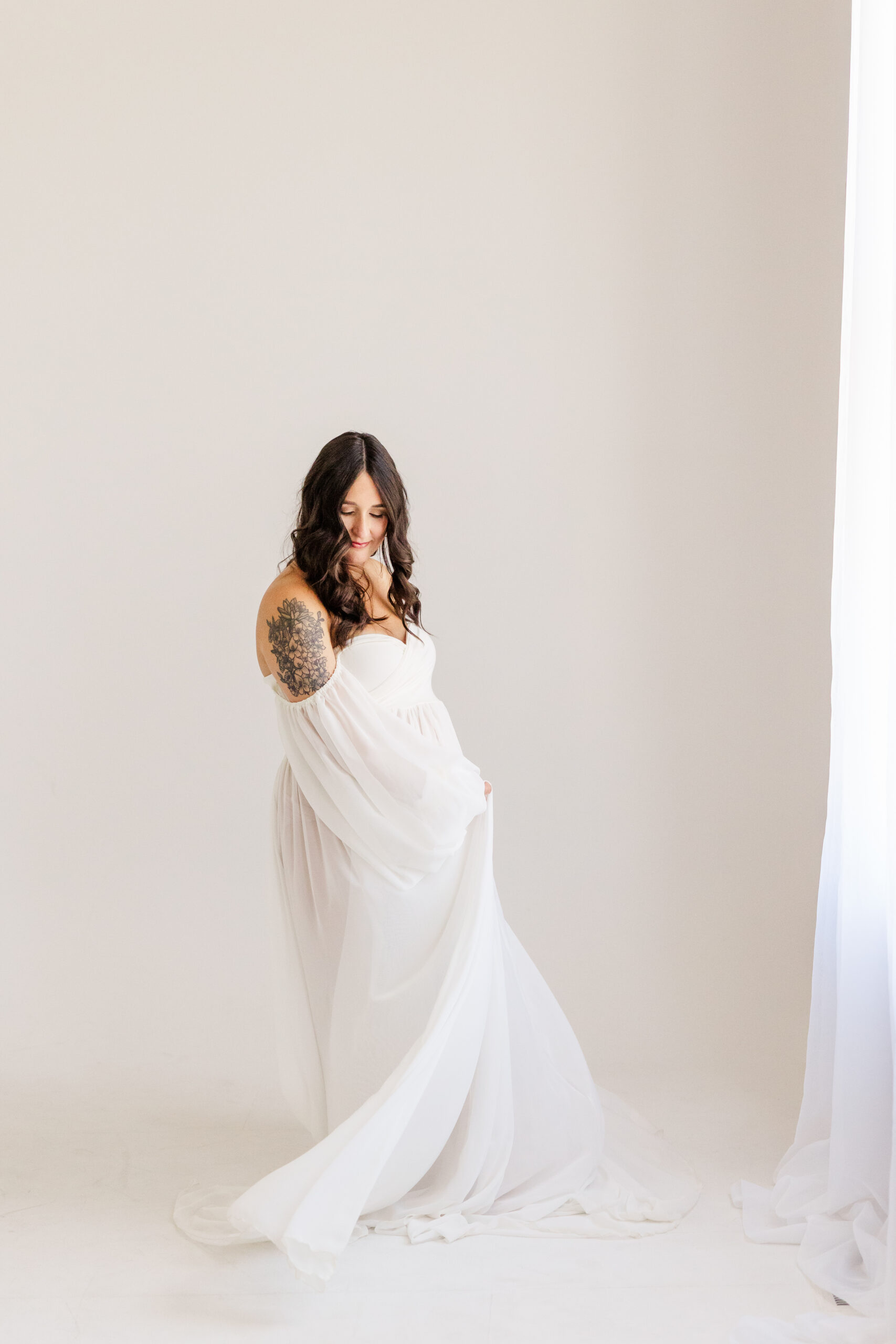 studio maternity session pensacola